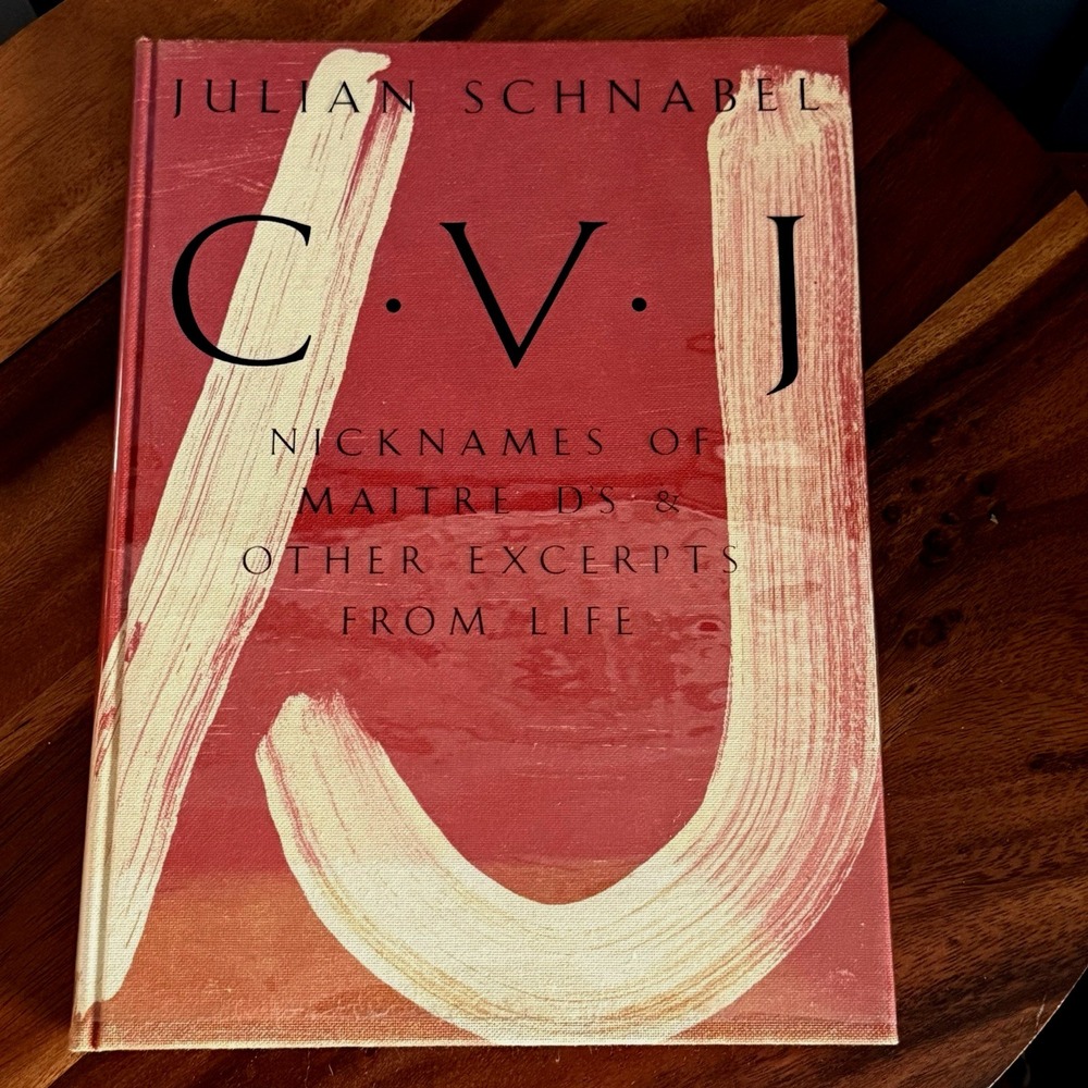 Julian‎ Schnabel CVJ First Edition 1987 Hardcover Art Book Random House